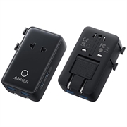 Anker Nano 5-port rejseadapter - 20W - Sort