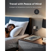 Anker Nano 5-port rejseadapter - 20W - Sort