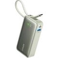 Anker Nano 545 10000mAh Powerbank med USB-C-kabel - 30W - Grøn