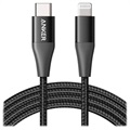 Anker PowerLine+ II USB-C / Lightning Kabel - 0.9m - Sort