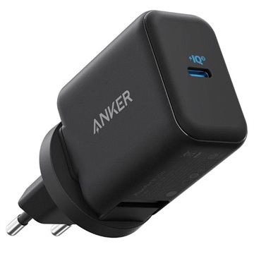 Anker PowerPort III 25W USB-C Oplader - EU Stik - Sort