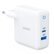 Anker PowerPort PD+ 2 vægoplader med to porte - 35W - hvid