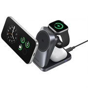 Anker Prime MagGo 3-i-1 trådløs oplader - 25W - sort