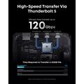 Anker Prime TB5 14-i-1 Thunderbolt 5-dockingstation/hub - 140W, 120 Gbps, 8K - grå