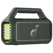 Anker Soundcore Boom 2 bærbar Bluetooth-højttaler 80W - IPX7, RGB, BassUp 2.0 - Grøn