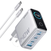 Anker Zolo 140W GaN Desktop-oplader med USB-C-kabel