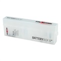 Ansmann Batteri Box 8 Plus - 8 x AA/AAA/CR123A/SD - Gennemsigtig