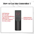 Anti-aging hudplejemaske med digital styring - sort