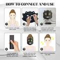 Anti-aging hudplejemaske med digital styring - sort
