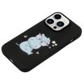 Kiss-serien iPhone 14 Pro Max TPU Cover med Rem - Flodhest