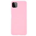 Anti-Fingeraftryk Mat Samsung Galaxy A22 5G, Galaxy F42 5G TPU Cover - Pink