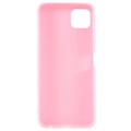 Anti-Fingeraftryk Mat Samsung Galaxy A22 5G, Galaxy F42 5G TPU Cover - Pink