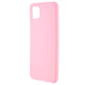 Anti-Fingeraftryk Mat Samsung Galaxy A22 5G, Galaxy F42 5G TPU Cover - Pink