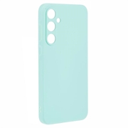 Samsung Galaxy A35 Anti-Fingeraftryk Mat TPU Cover - Cyan