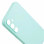 Samsung Galaxy A35 Anti-Fingeraftryk Mat TPU Cover - Cyan