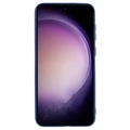 Samsung Galaxy S23 5G Anti-Fingeraftryk Mat TPU Cover - Blå