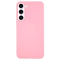 Samsung Galaxy S23 5G Anti-Fingeraftryk Mat TPU Cover - Pink