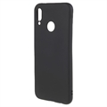 Anti-Fingeraftryk Mat Huawei P20 Lite TPU Cover - Sort