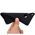 Anti-Fingeraftryk Mat Huawei P30 Lite TPU Cover - Sort