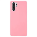 Huawei P30 Pro Anti-Fingeraftryk Mat TPU Cover - Pink