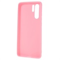 Huawei P30 Pro Anti-Fingeraftryk Mat TPU Cover - Pink