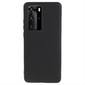 Anti-Fingeraftryk Mat Huawei P40 Pro TPU Cover - Sort