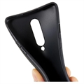 Anti-Fingeraftryk Mat OnePlus 8 TPU Cover - Sort
