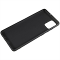 Anti-Fingeraftryk Mat Samsung Galaxy A51 TPU Cover - Sort