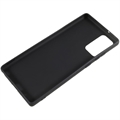 Anti-Fingeraftryk Mat Samsung Galaxy Note20 TPU Cover - Sort