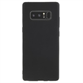 Anti-Fingeraftryk Mat Samsung Galaxy Note8 TPU Cover - Sort
