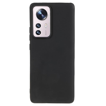 Anti-Fingeraftryk Mat Xiaomi 12 Pro TPU Cover - Sort