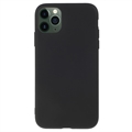 Anti-Fingeraftryk Mat iPhone 11 Pro TPU Cover - Sort