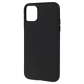 Anti-Fingeraftryk Mat iPhone 11 Pro TPU Cover - Sort