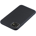 Anti-Fingeraftryk Mat iPhone 11 Pro Max TPU Cover - Sort