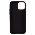 Anti-Fingeraftryk Mat iPhone 12 Mini TPU Cover - Sort