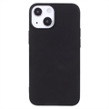 Anti-Fingeraftryk Mat iPhone 13 TPU Cover - Sort