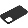 Anti-Fingeraftryk Mat iPhone 14 TPU Cover - Sort