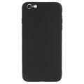 Anti-Fingeraftryk Mat iPhone 6 Plus/6S Plus TPU Cover - Sort