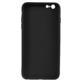 Anti-Fingeraftryk Mat iPhone 6 Plus/6S Plus TPU Cover - Sort