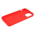 Anti-Fingeraftryk Mat iPhone 13 Mini TPU Cover - Rød