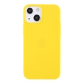 Anti-Fingeraftryk Mat iPhone 13 Mini TPU Cover - Gul