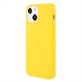 Anti-Fingeraftryk Mat iPhone 13 Mini TPU Cover - Gul