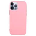 Anti-Fingeraftryk Mat iPhone 14 Pro Max TPU Cover - Pink