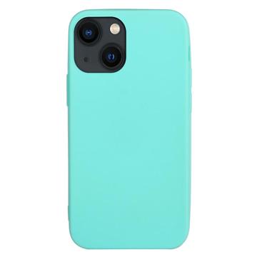 Anti-Fingeraftryk Mat iPhone 14 TPU Cover - Babyblå