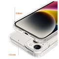 iPhone 15 Plus Anti-Shock Hybrid Cover - Gennemsigtig