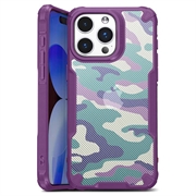 iPhone 15 Pro Anti-Shock Hybrid Cover - Camouflage