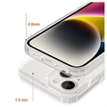 iPhone 15 Anti-Shock Hybrid Cover - Gennemsigtig