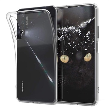 Skridsikkert Huawei Nova 5T, Honor 20/20S TPU Cover - Gennemsigtigt