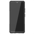 Anti-Slip Samsung Galaxy A42 5G Hybrid Cover - Sort