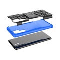 Huawei P30 Pro Anti-Slip Hybrid Cover med Stand - Blå / Sort